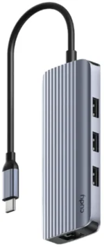 Cudy UH606 USB-C hub 6-u-1, HDMI 4K 60 Hz i LAN