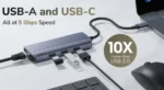 Cudy UH606 USB-C hub 6-u-1, HDMI 4K 60 Hz i LAN - Slika 3