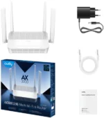 Cudy WR3000P AX3000 Wi-Fi 6 mesh ruter, 2,5G PoE