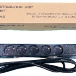 ExeLink Razvodni PDU panel za rack 19 in, sa 5 uticnih mesta, kabl 2m (aluminijum) EXE116