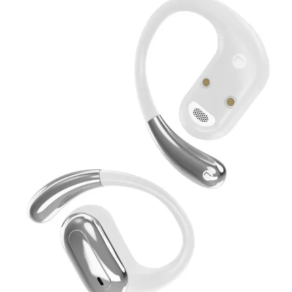 Gembird bluetooth V5 open-ear slušalice, TWS, white (OWS-01-W)