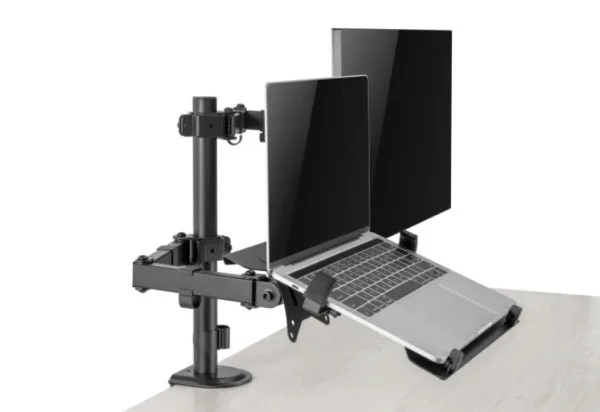 Gembird Podesivi stoni držač za monitor tilt, 17-32 max.9kg + nosač za laptop (MA-DA-03)