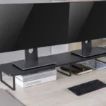 Gembird postolje za dva monitora 1000x260x122mm (MS-TABLE2-01)