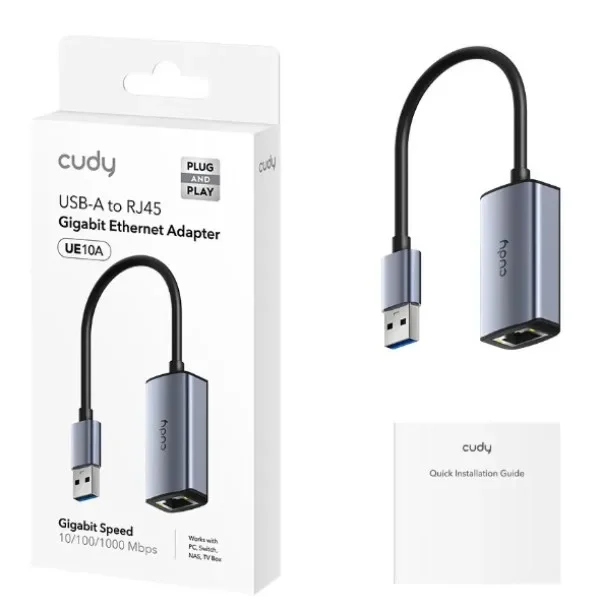 Cudy UE10A USB 3.0 gigabitni mrežni adapter