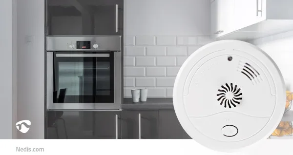 Alarm za toplotu Na baterije, 85db, ABS, Bela (DTCTH10WT)