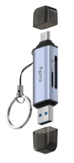 Cudy UH200 USB-A/USB-C čitač SD i microSD kartica - Slika 3