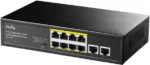 Cudy GS1010P gigabitni PoE+ svič, 8 PoE + 2 uplink - Slika 2