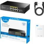 Cudy GS1010P gigabitni PoE+ svič, 8 PoE + 2 uplink