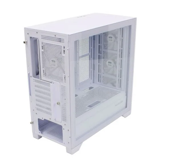 Kućište UGD Crate Tracer 2234 providna stranica, ugradjena 4xRGB kulera, Belo