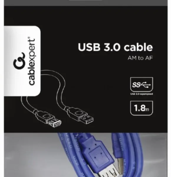 Gembird USB 3.0 extension cable, 1,8m (CCP-USB3-AMAF-6)