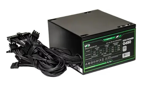 Kućište Tracer 2234 PSU-650W G650 ATX, providna stranica, ugradjena 4xRGB kulera, Crno SA NapajanJEM