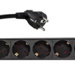 Produzni kabl sa zaštitom 9 uticnica 16A, PDU 1U, aluminium sa zaštitom, 2m (3)