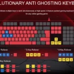 A4Tech Bloody NEON efekt, Gejmerska tastatura USB, US, Crna (A4-B120N)