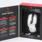 MAX PANDA WHITE A4Tech Bloody RGB Gejmerski opricki miš, 2000Hz/100-10.000 Dpi, USB 126mm (A4-W70)
