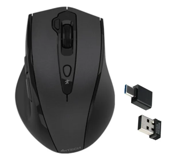 AIR2 bežični opticki miš 2.4GHz, 125Hz/2000 Dpi, 111mm, USB+Type-C adapter (A4-G7-810)
