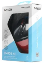 AIR A4Tech Fstyler opticki miš 125-1000Hz/1000-2400Dpi, 108mm, Silent, 7-but, USB, Red/blk (A4-FM45S)