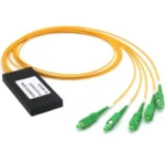 ABS PLC Splitter ExeLink 1 x 4 Optic Splitters SC/APC