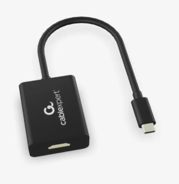 Gembird USB-C to HDMI adapter, black (A-CM-HDMIF-03) FO (A-CM-HDMIF-01)