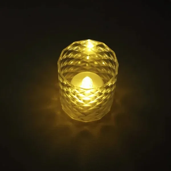 Mini LED svecnjak Providni 60x70mm (cena je za 1kom)