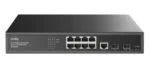 Cudy GS2008S2 upravljivi gigabitni svič, 8 RJ45 + 2 SFP
