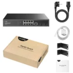 Cudy GS2008S2 upravljivi gigabitni svič, 8 RJ45 + 2 SFP - Slika 2