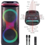 Microlab PT1200W karaoke zvučnik 400W, Bluetooth, LED, 11,1V/7200mAh, TWS, Aux, USB, microSD, + Mic*