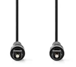 CAGL25000BK50 Opticki kabl TosLink muški - TosLink muški, 5m, Okrugli, PVC, Crni – slika 2