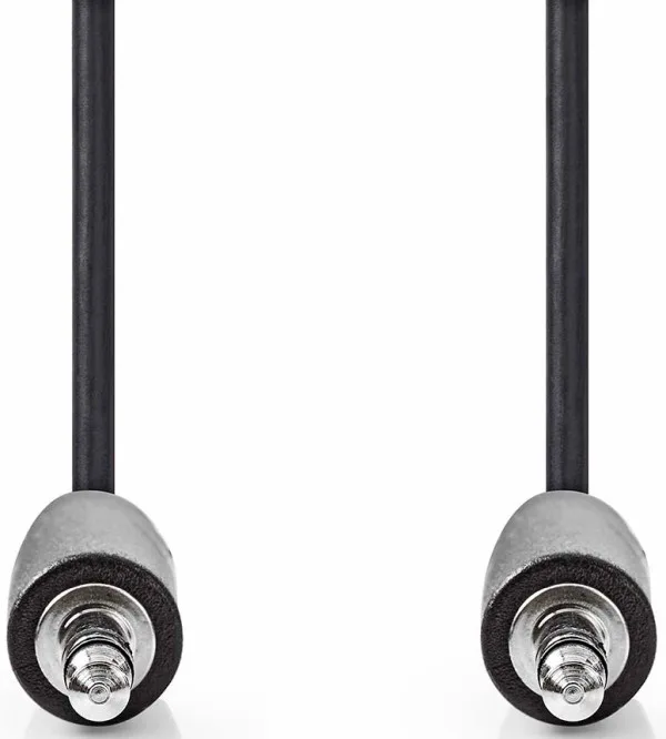 CAGB22000BK20 Stereo audio kabl, 3,5 mm muški, Niklovani, 2,00 m, Crni