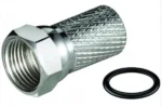 CON-FC-001RING ** F male connector for RG6 cable, 6.6mm, Zinc,with water proof ring - min.25kom(9) - Slika 2