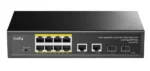 Cudy GS1010PS2 gigabitni PoE+ svič, 8 PoE + 2 uplink + 2 SFP - Slika 2