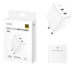 Cudy CH40_EU GaN punjač, 40 W, 2 USB-C - Slika 2