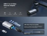 Cudy UE25C USB-C mrežni adapter, 2,5 Gbps - Slika 5
