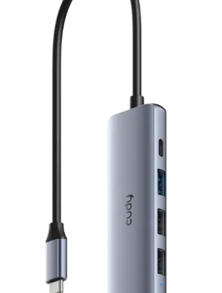 Cudy UH405 USB-C hub 5-u-1, HDMI 4K 30 Hz, PD 100 W