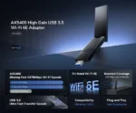 Cudy WU5400 AX5400 USB 3.0 Wi-Fi 6E adapter - Slika 8