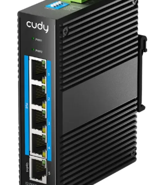 Cudy IG1005P industrijski gigabitni PoE+ svič, 5 portova