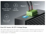 Cudy IG1005P industrijski gigabitni PoE+ svič, 5 portova - Slika 4