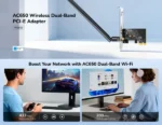 Cudy WE650 AC650 PCIe dual-band Wi-Fi adapter - Slika 4