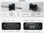 Cudy IR04_EU industrijski 4G LTE N300 Wi-Fi ruter - Slika 6