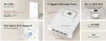 Cudy AP1300 Wall AC1200 zidna Wi-Fi pristupna tačka - Slika 5