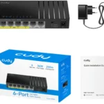 Cudy FS106P PoE+ svič, 4 PoE + 2 uplink, 36 W