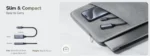 Cudy UH401 USB-C na HDMI adapter, 4K 60 Hz - Slika 4