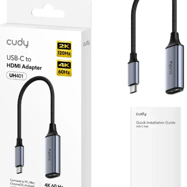 Cudy UH401 USB-C na HDMI adapter, 4K 60 Hz