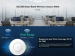 Cudy AP1200 AC1200 Wi-Fi pristupna tačka, PoE - Slika 3