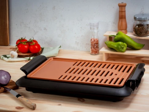 VOLTZ elektricni rostilj OV51015J 1250W, zaštita od pregrevanja, odvojiv kabl,36 x 23 cm