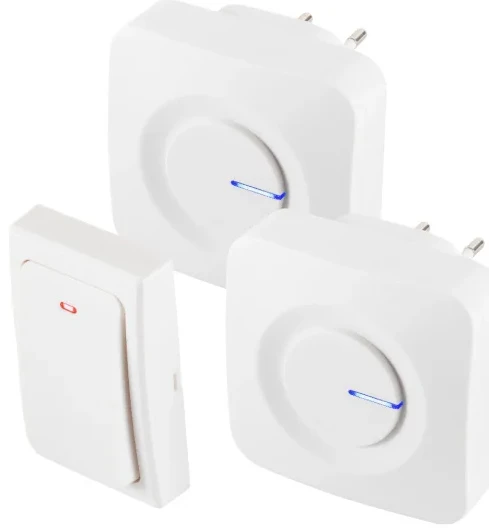 Home Bežicno kućno zvono set 230V, kineticki taster, IP44, melodija 36, domet na otvorenom 100 m