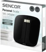 SENCOR Vaga SBS 2406BK, kaljeno staklo, crna, LCD ekran, do 150 kg, 315 x 300 x 22 mm - Slika 4