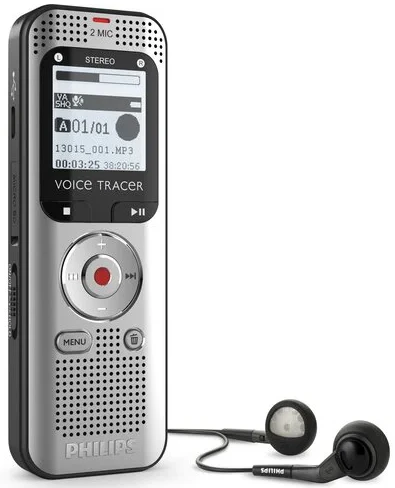 Philips diktafon DVT2015 Mono 8GB/LCD 2x AAA, USB 2.0