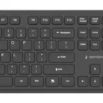 Gembird Slim Pro Business bežièni desktop set, crna, US raspored (KBS-WPS-01)