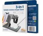 Gembird Sklopivi bežièni punjaè 3 u 1, 15 W, Samsung sat, crni (TA-WPC31S-01-BK) - Slika 6