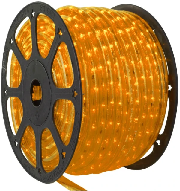 Svetlece LED crevo, 36LED/m,13mm, narandžasto